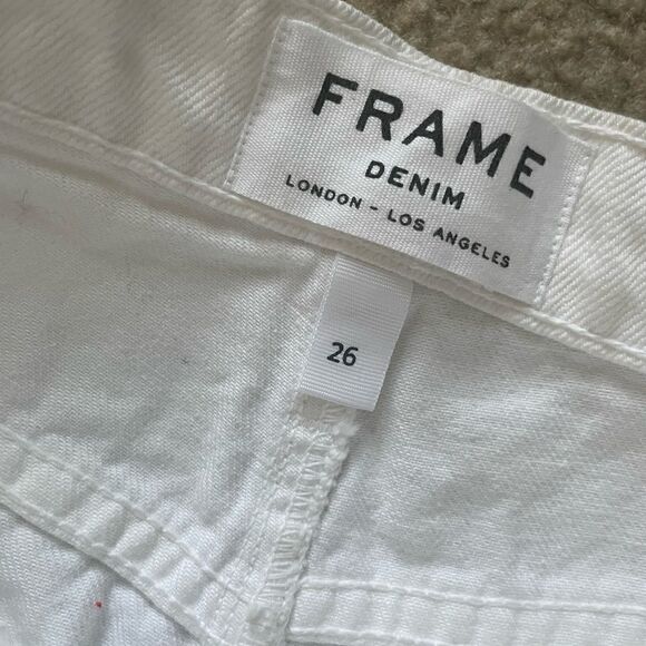 FRAME Raw-Edge Trim Mini Skirt size 26 - Picture 7 of 9